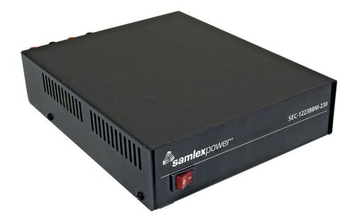 SAMLEX SEC-1223BBM-230 23AMP 13.8VDC DESKTOP AC-DC SWITCHING POWER SUPPLY