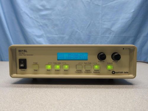 Quantum Data 801sl Portable Video Test Signal Generator 160 MHz