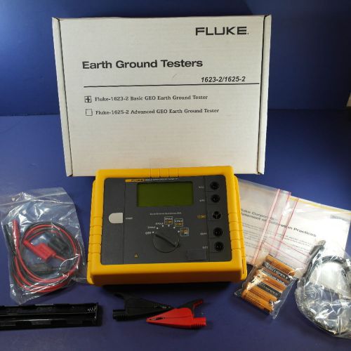 Brand New Fluke 1623-2 Basic GEO Earth Ground Tester Basic Kit