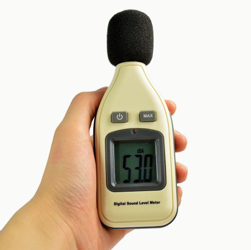 Noise Tester Sound Level Meter Digital LCD Screen GM1351 30-130dB In Decibels