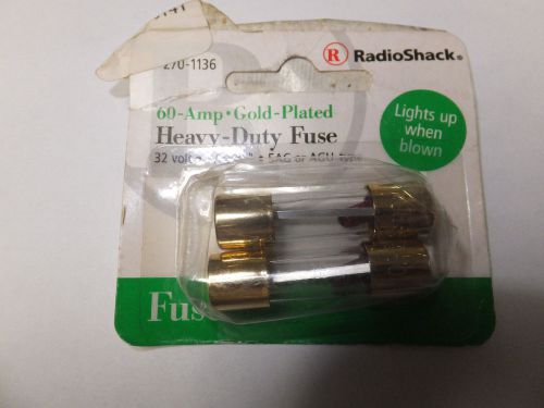 Radio Shack 270-1136  60 amp Fuse Pack of Two