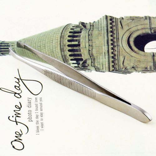 All purpose precision tweezer stainless anti-static tool hair removal new fo for sale