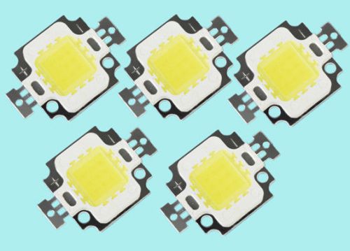 5pcs 10w white high power led 500lm smd new for sale