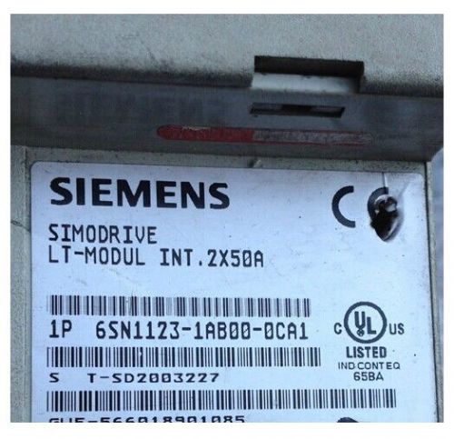 USED SIEMENS Servo Drive 6SN1123-1AB00-0CA1 tested