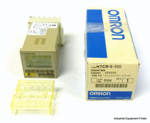 Omron H7CR-B-500 Digital Counter 12-24VDC 24VAC *NEW*
