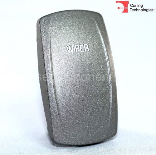 Carling Contura V Backlit Actuator WIPER Nickel Button Laser Etched