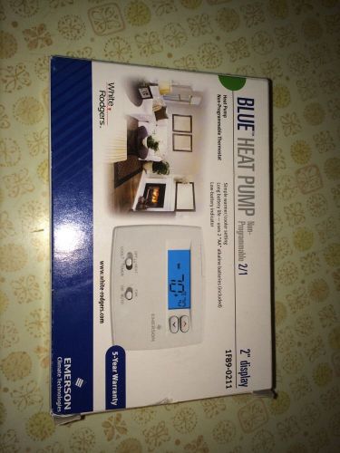 Blue Heat Pump Thermostat 1F89-0211