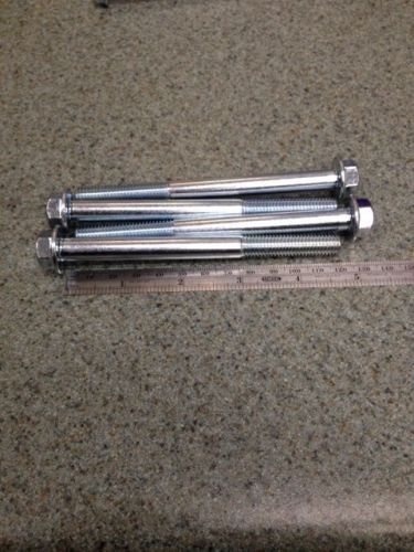 Set of 4, m10-1.25x140mm length flange head metric bolts,high strength class10.9 for sale