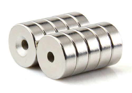 20/40/60PCS  15mm x 5mm Hole:3.5mm - 6mm Magnets Cylinder NdFeB Neodymium