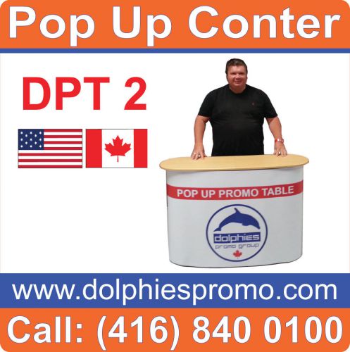 Trade Show Display Counter Portable Pop Up Tables Reception Kiosk (Hardware)
