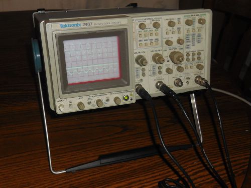 Tektronix 2467 4 Channel, 350MHz Analog Oscilloscope- Tested and Working