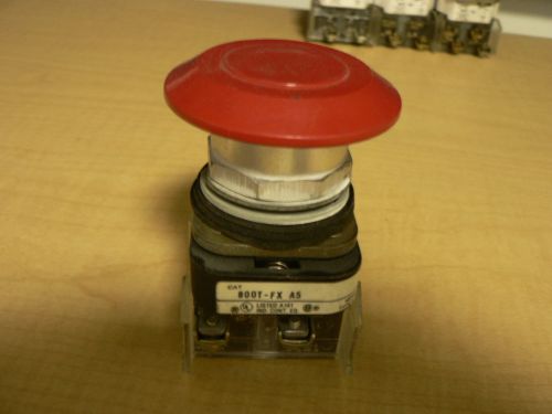 ALLEN BRADLEY Bulletin 800T-FX A5 Push / Pull Push Button Red Pilot Device USED