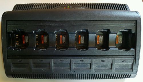 Motorola impres wpln4197a 6 bank gang charger ht750 ht1250 mtx850 mtx9250 radios for sale