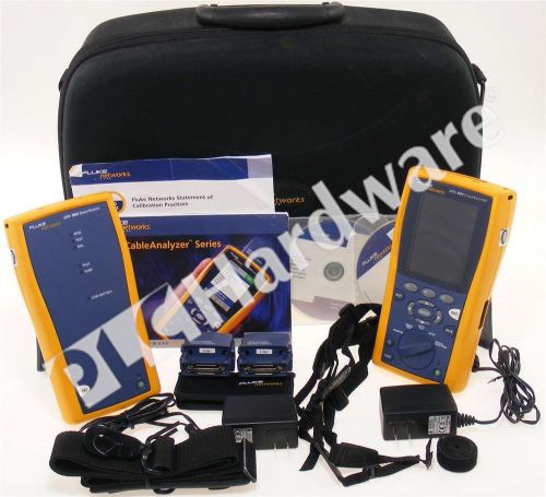 Fluke dtx-1800 cable analyzer dtx1800 dtx-1200 calibration 2011 version 2.7400 for sale
