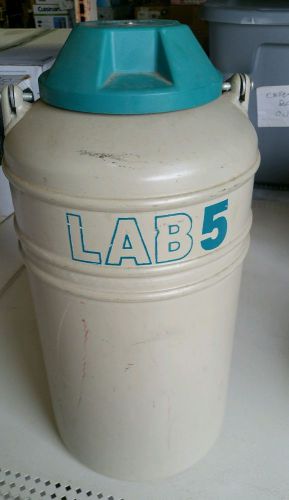 MVE LAB 5  Liquid Nitrogen Cryogenic Semen Tank Vessel