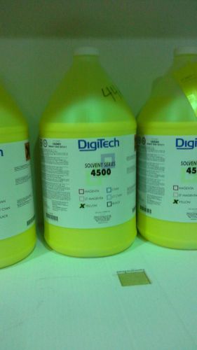 Digitech 4500-y (yellow) solvent inks (3x 3.25 litre) for sale