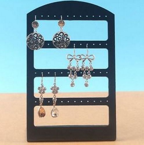 FD2174 Earrings Display Ear Stud Body Jewelry Plastic Stand Holder Case 48 Holes