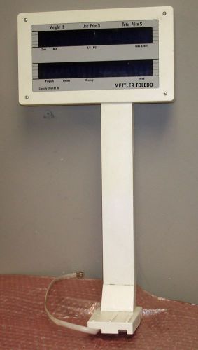 Mettler toledo smart touch 8450 service deli counter scale display pole for sale