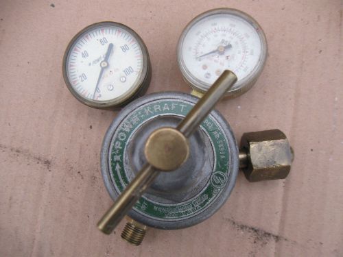 Montgomery Wards oxygen regulator &amp; guages Vintage Heavy duty