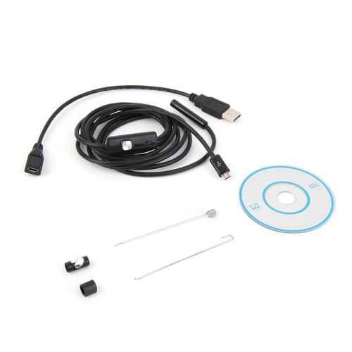 7mm Endoscope Camera for Android Phone Waterproof Phone Endoscope 2.0m EA