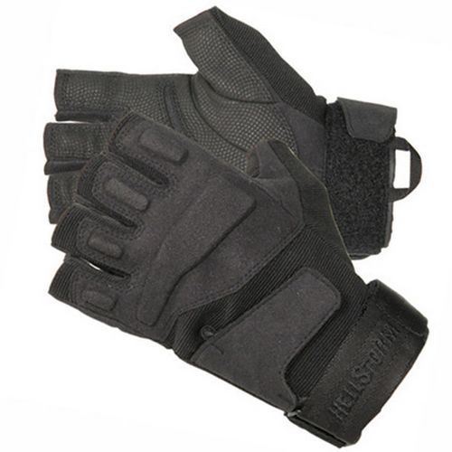 Blackhawk 8068xxbk men&#039;s black hellstorm solag half finger gloves - xxl for sale