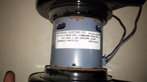 UNIVERSAL ELECTRIC JA1M602N NEW IN BOX #11 DOUBLE SHAFT MOTOR W/ BLOWERS #A65