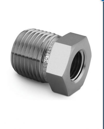 Swagelok ss-6-rb-2 ss pipe fitting 3/8 in. male npt x 1/8 in. female npt for sale