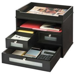 VICTOR Tidy Tower Office Supplies Storage Drawers Desk Tray Files Bin Mail Box