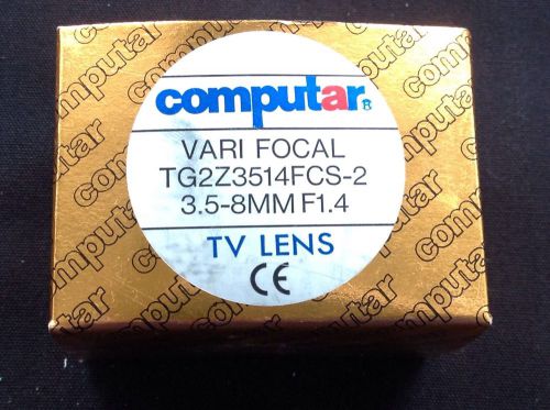 COMPUTAR VARI FOCAL TV LENS 3.5-8MM F1.4 NEW IN BOX !!!