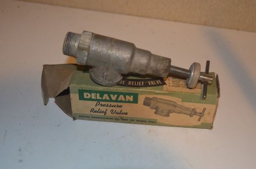Vintage Delavan Pressure Relief Valve with Original Box