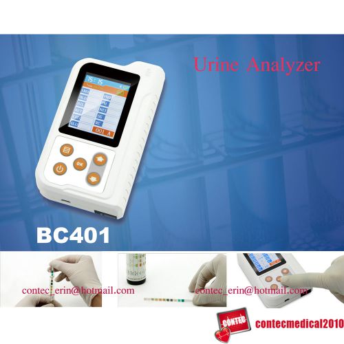 Factory seller!!contec bc401 urine analyzer + 11-parameter test strip (100pcs) for sale