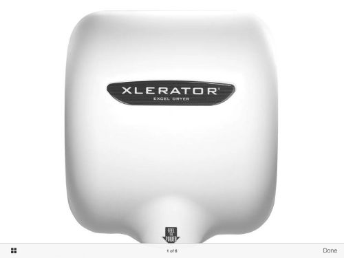 XL-W XLERATOR FAST Hand Dryer Metal White Made in USA, 120V