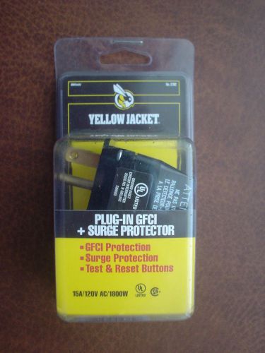 Yellow Jacket Plug-In GFCI Surge Protector No. 2762
