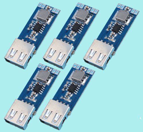 5pcs dc-dc 3v/3.3v/3.7v/4.2v to 5v usb 2a mobile power module step up module for sale