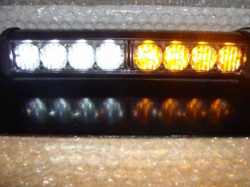 NEW ECCO 3635 AMBER/CLEAR DASH/DECK INTERIOR LED WARNING LIGHT TOW/PLOW TRUCK