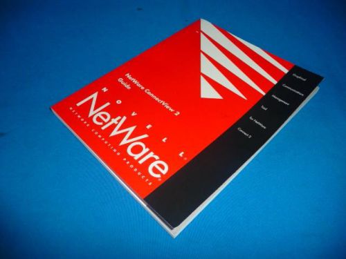 Novell NetWare ConnectView 2 Manual / Guide C