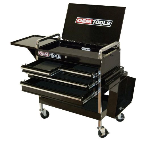 OEM Tools OEMTOOLS 24962 Service Cart with Four Drawers and One Tray
