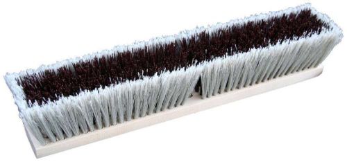 Zephyr 39524 combo/strand push broom, 24&#034; head width, red and grey (case of 12), for sale