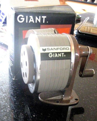 Sanford 51131CX Giant Pencil Sharpener Table or Wall Mounted Tan Six position