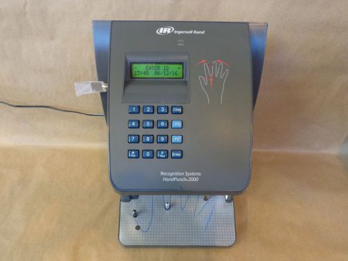 INGERSOLL RAND RECOGNITION SYSTEMS HAND PUNCH 2000