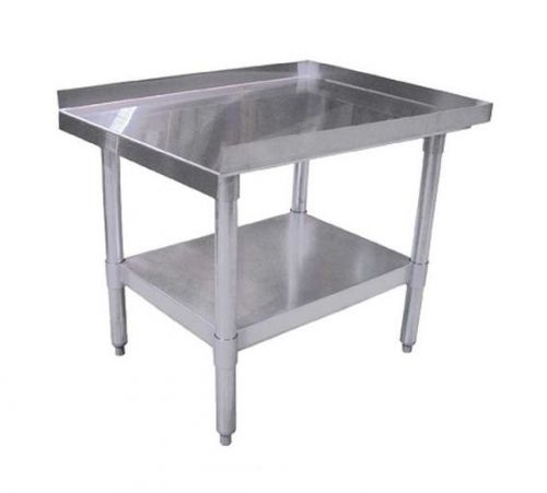 Omcan 22056, 30x18-Inch Equipment Stand with Galvanized Legs and Undershelf, NSF