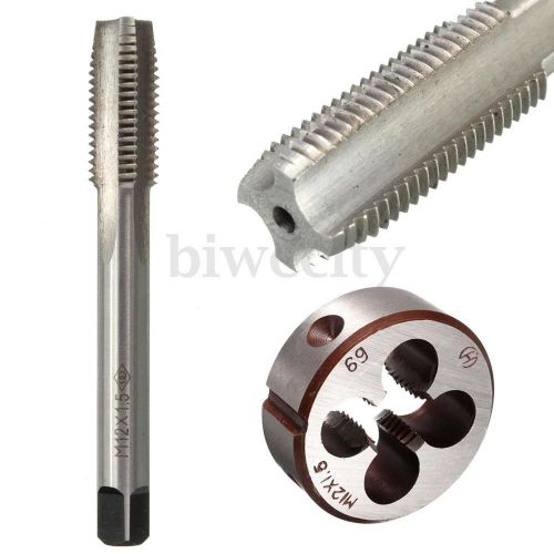 M12x1.5pitch hss right hand screw thread metric plug machine tap bit &amp; round die for sale