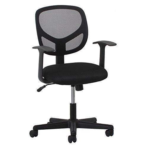 Bussines Boss Offices Essentials by OFM Swivel Mesh Task Chair with Arms.