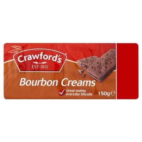 Crawfords Bourbon Creams - 150g - Pack of 4 (150g x 4)