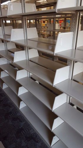 Library Book Shelving + Lights (cantilever, double-sided)