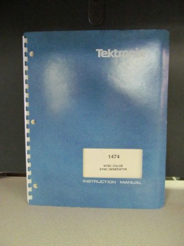Tektronix 1474 NTSC Color Sync Generator Operation Service Manual/schematics 482