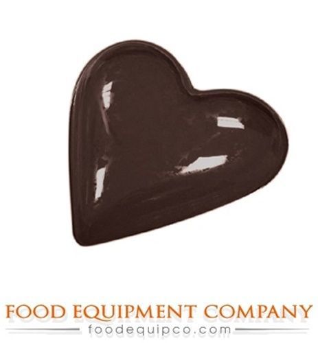 Paderno 47864-01 Chocolate Mold heart 29/32&#034; dia. x 23/64&#034; H 18 per sheet