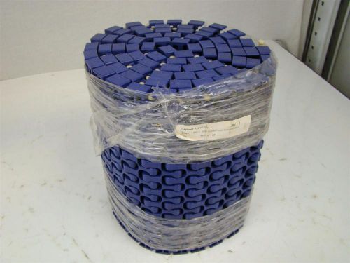 Conveyor belt m3840 radius flush grid acetal blue 11.8&#034; x 10&#039; for sale