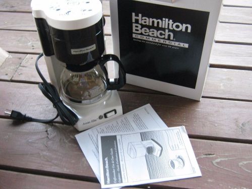 $75.00 each New Hamilton Beach 4 Cup White Commercial Coffee Maker HDC500W