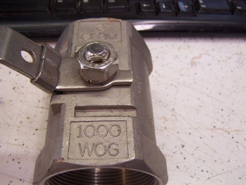 2&#034; CF8M 1000 WOG Ball valve